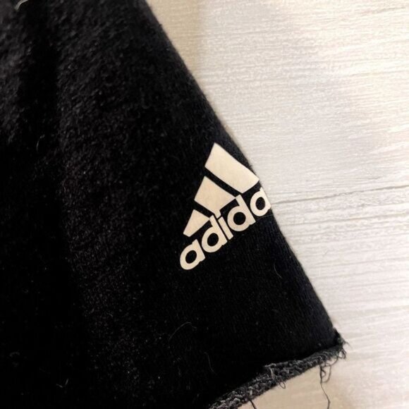 adidas Black Raw Short Sleeve Athletic Tee‎ Women's T-shirt - Picture 5 of 7
